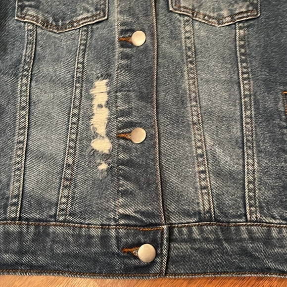 New Wild Fable distressed denim vest - Picture 8 of 16